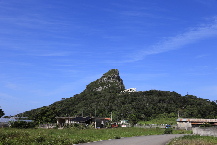 伊江島といえば、もち“タッチュー”。正式には『城山（ぐすくやま）』、
