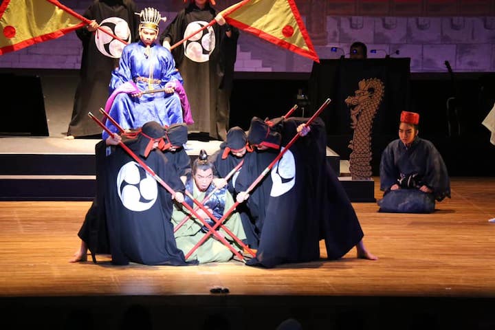 現代版組踊「オヤケアカハチ」舞台