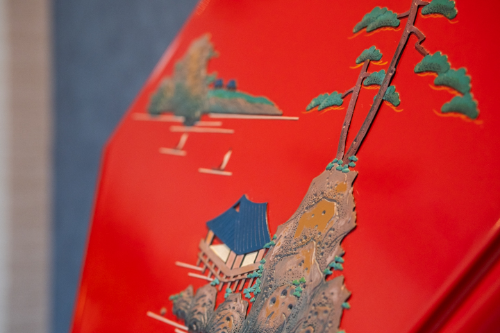 琉球漆器に描かれている模様