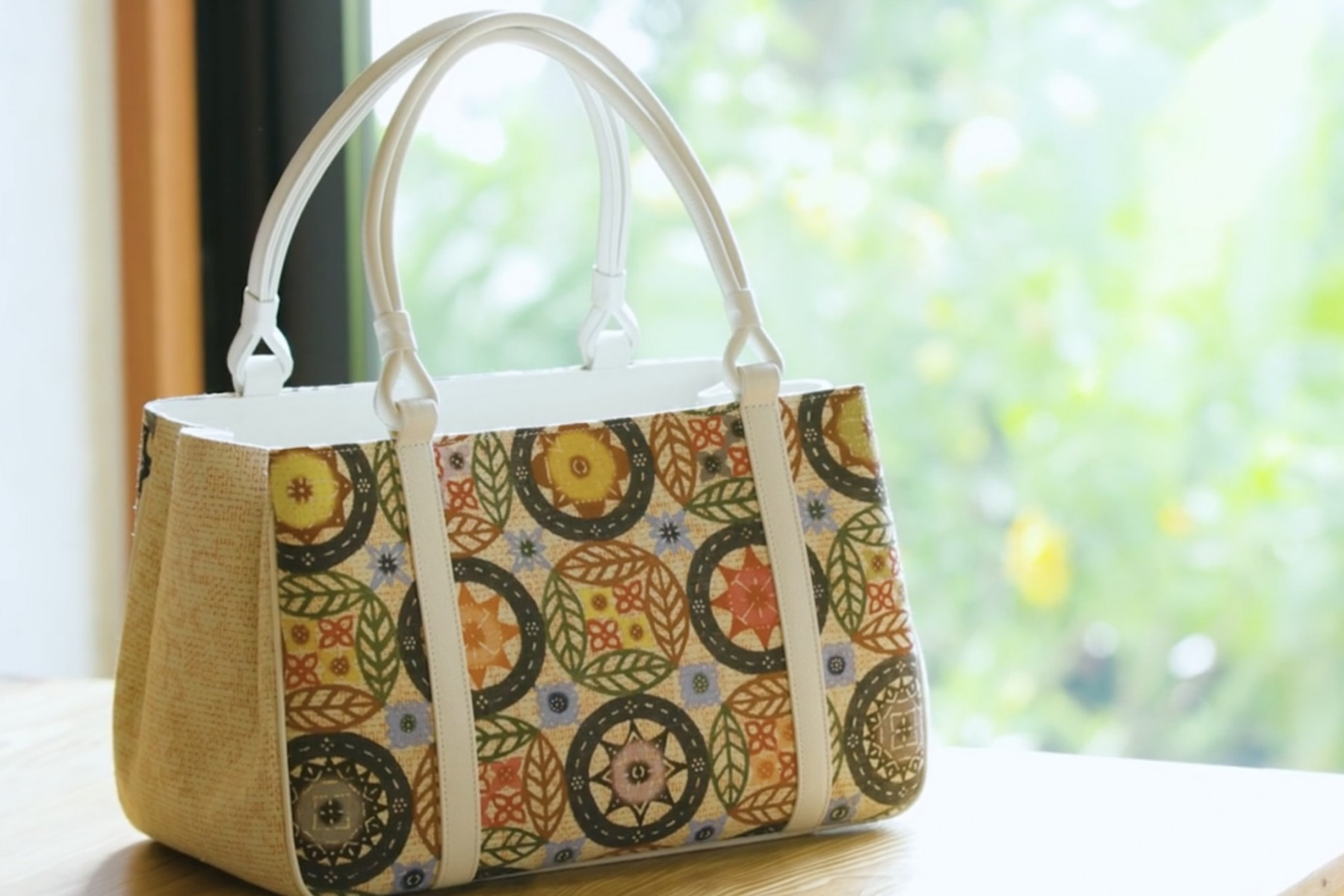 紅型ナワチョウのバッグ