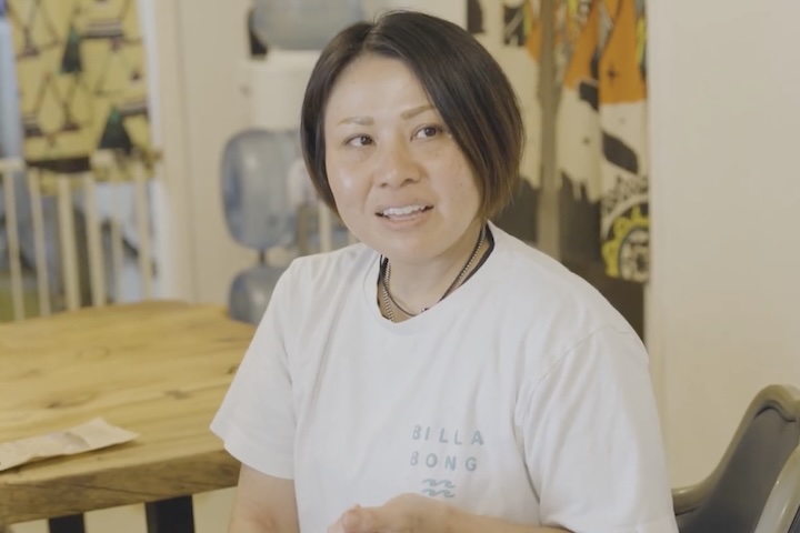 北部支部のボランティアスタッフ、ウォーカー志保さん