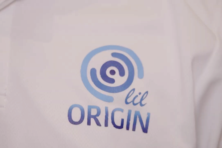 波紋の形のロゴマークは、オリジンlilのミッションを表しています