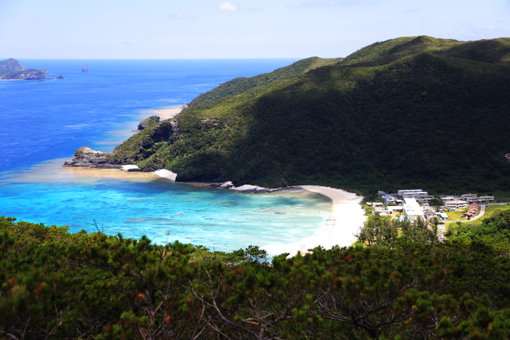 沖縄慶良間諸島 渡嘉敷島の照山展望台からの眺め