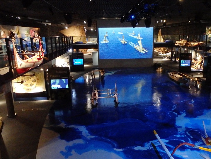 海洋文化館の施設内全体の写真