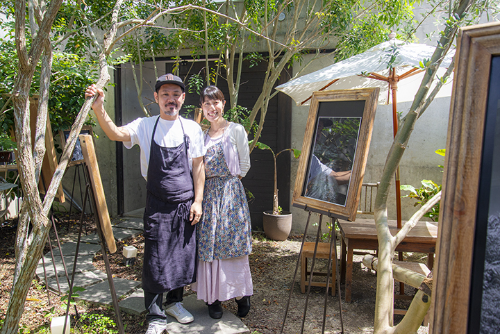 ご主人・羽地歩(はねじあゆむ)さんと奥様の由華子さん。